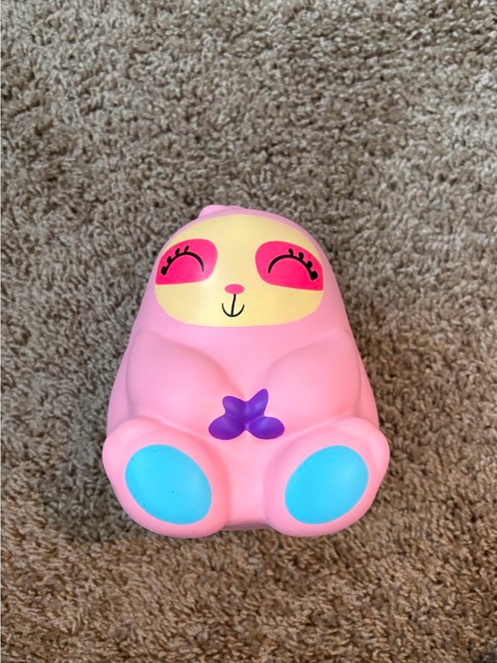 GIANT Squish Dee Lish Foam Pink sloth squishy #sloth #kawaii #squishy
